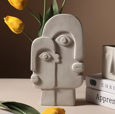 Ceramic Face Vase